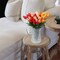 20 Pcs Orange Tulips Artificial Flowers Real Touch Fake Tulips Fake Flowers for Mother's Day 13.5 2"D x 7"W x 13.5"H